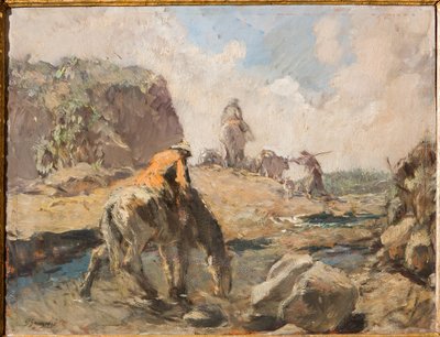 Ford (öljy vanerille) tekijältä Giuseppe Graziosi