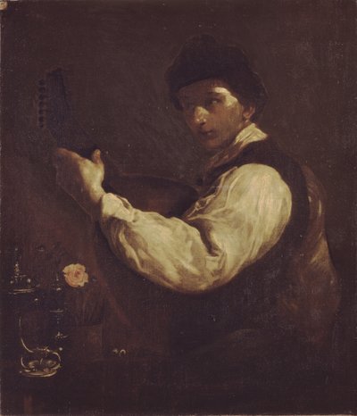 Luutonsoittaja tekijältä Giuseppe Maria Crespi
