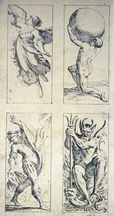 Giuseppe Maria Mitellin 17. vuosisadan tarotkortit. tekijältä Giuseppe Maria Mitelli