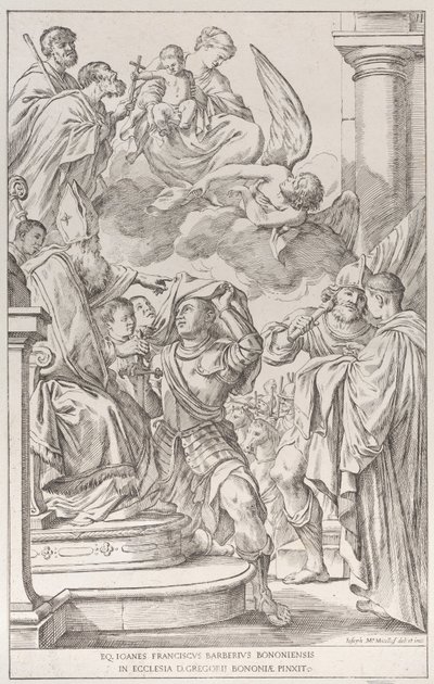 Levy 11: Pyhä Vilhelm Akvitanialainen, 1678. tekijältä Giuseppe Maria Mitelli