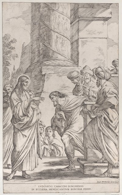 Levy 1: Pyhän Matteuksen kutsumus, 1678. tekijältä Giuseppe Maria Mitelli