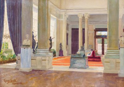 Nykytaiteen kansallisgalleria. Eteishalli tekijältä Giuseppe Micali
