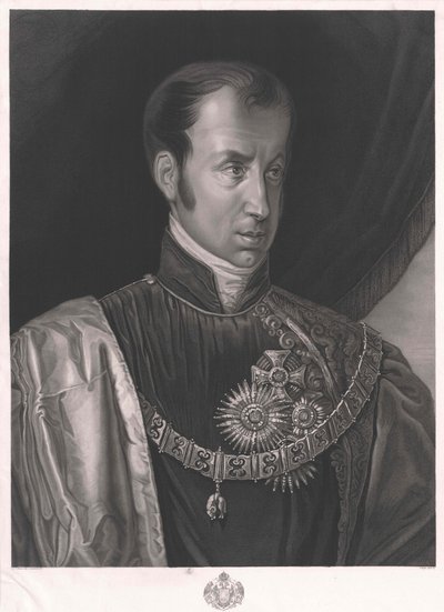 Itävallan keisari Ferdinand I (tulosta) tekijältä Giuseppe Molteni