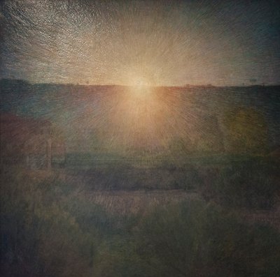 Nouseva aurinko tekijältä Giuseppe Pellizza da Volpedo