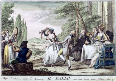 Tanssi Tanssi, 1790. tekijältä Giuseppe Piattoli