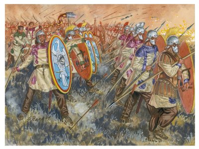 Adrianopolin taistelu (Hadrianopolis) tekijältä Giuseppe Rava