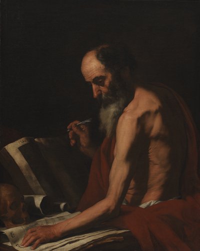 Pyhä Jerome tekijältä Giuseppe Ribera