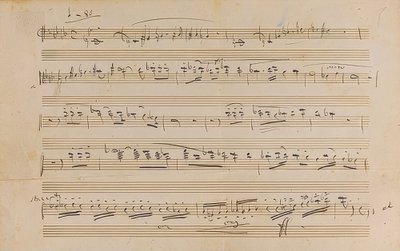 Käsikirjoitus: Opera Otello. 1887 tekijältä Giuseppe Verdi