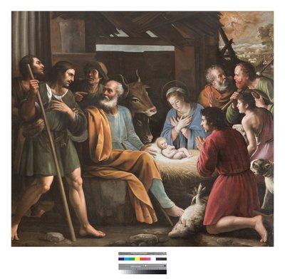 Nativity (maalaus) tekijältä Giuseppe Vermiglio