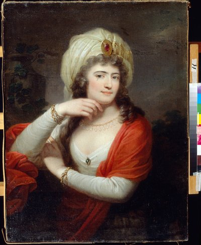 Muotokuva Alexandra Branickasta (s. Engelhardt tekijältä Giuseppe or Josef Grassi