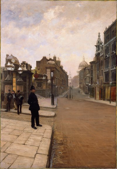 Sunnuntai Lontoossa (maalaus tekijältä Giuseppe or Joseph de Nittis
