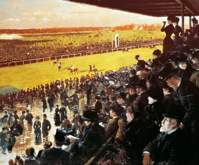 Kisat Longchampsissa tekijältä Giuseppe or Joseph de Nittis