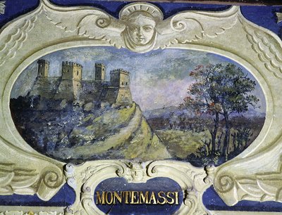 Montemassi, sarjasta cartusses, jotka kuvaavat kuvia Conte Pannochieschi d