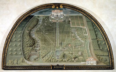 Giusto Utensin Villa di Pratolino (1500-luku). tekijältä Giusto Utens