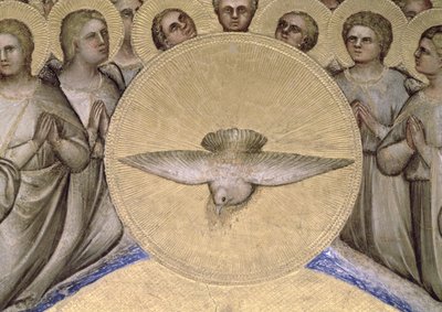 Pyhän Hengen kyyhkynen, 1360-70 tekijältä Giusto di Giovanni de Menabuoi