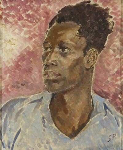 Mustan pää, n. 1935 (öljy kankaalle) tekijältä Glyn Warren Philpot