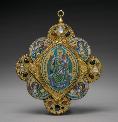 Riipus Neitsyt ja lapsi, n. 1160-1170. tekijältä Godefroid de Huy