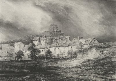 Pont-Gibaudin linna, 1830. tekijältä Godefroy Engelmann
