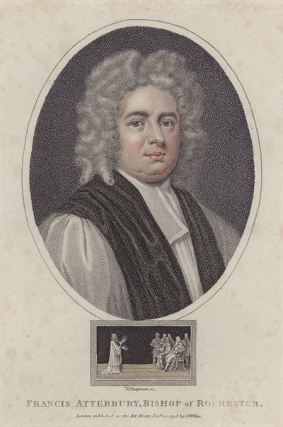 Francis Atterbury, Rochesterin piispa (värillinen kaiverrus) tekijältä Godfrey (after) Kneller