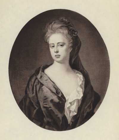 Sarah Jennings, Marlboroughin herttuatar (litho) tekijältä Godfrey (after) Kneller