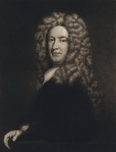Sir Samuel Garth (litho) tekijältä Godfrey (after) Kneller