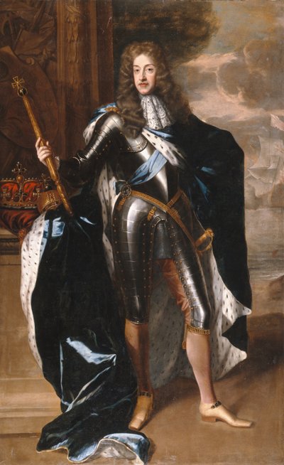 James II (öljy kankaalle) tekijältä Godfrey (follower of) Kneller