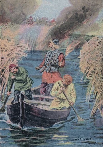 Täällä Wake sytyttää kiireet tuleen tekijältä Godfrey C. Hindley