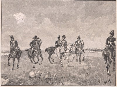 Napoleon ja hänen sviittinsä Boulognessa 1803 jKr tekijältä Godfrey C. Hindley
