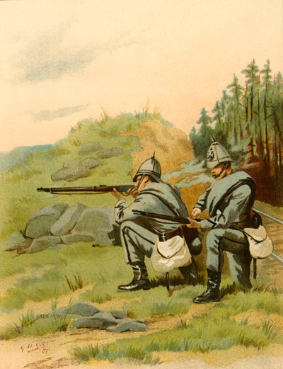 The 20th Middlesex Artists - Volunteers, 1890. tekijältä Godfrey Douglas Giles