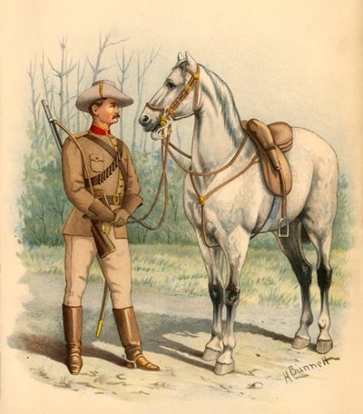 Victorian Mounted Rifles, 1890. tekijältä Godfrey Douglas Giles