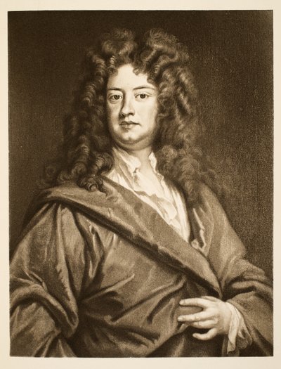 Charles Montagu, Earl of Halifax, pubi. 1902 (kollotyyppi) tekijältä Godfrey Kneller