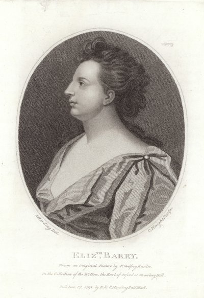 Elizabeth Barry tekijältä Godfrey Kneller