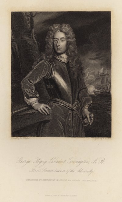 George Byng Torringtonin varakreivi tekijältä Godfrey Kneller