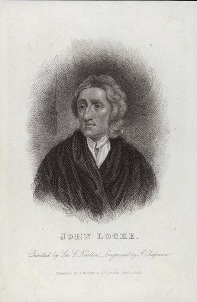 John Locke tekijältä Godfrey Kneller