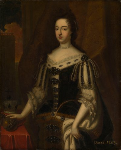 Maria II (1662-1694), 1600-luvun loppupuoli (öljy kankaalle). tekijältä Godfrey Kneller