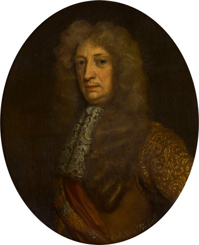 Eversti Honorin muotokuva. John Russell (1620-1681), n. 1646-81 (öljy kankaalle) tekijältä Godfrey Kneller