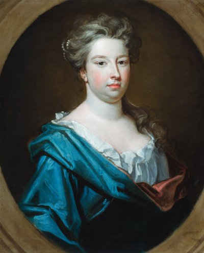Muotokuva Grace Strodesta, myöhemmin rouva Henry Thynne (öljy kankaalle). tekijältä Godfrey Kneller