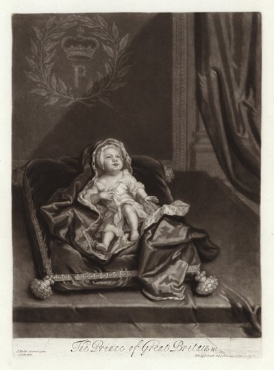 Prinssi James Stuartin muotokuva vauvana tekijältä Godfrey Kneller