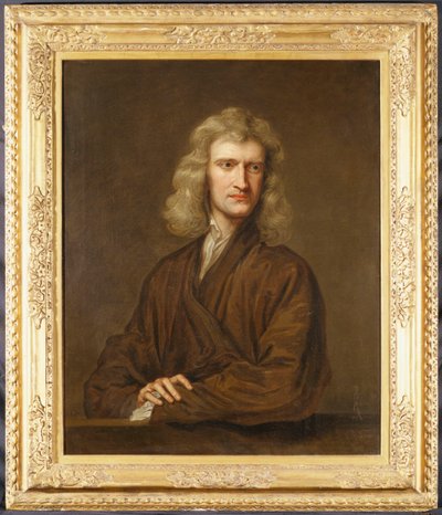 Sir Isaac Newtonin muotokuva tekijältä Godfrey Kneller