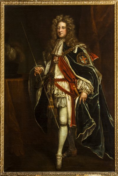 William Cavendishin, 4. jaarlin ja Devonshiren 1. herttuan muotokuva, n. 1690-1710 (öljy kankaalle) tekijältä Godfrey Kneller