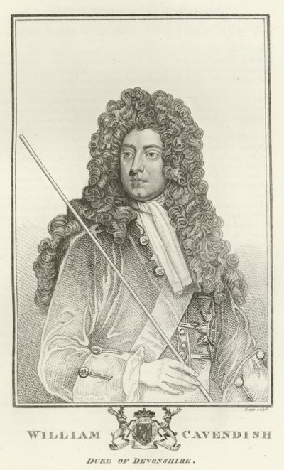 William Cavendish, Devonshiren herttua tekijältä Godfrey Kneller