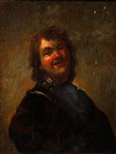 Rembrandt nauraa, 1658 tekijältä Godfried Cornelisz Schalcken