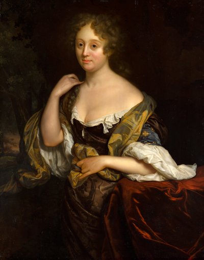 Isabella Agneta Deutzin (1658–1694/96) muotokuva tekijältä Godfried Schalcken
