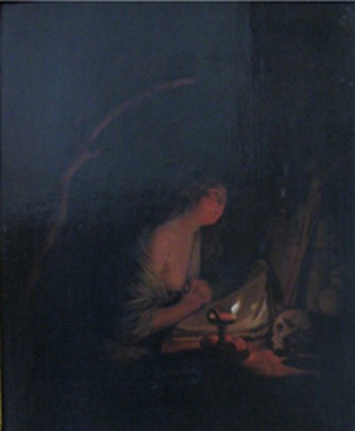 Katuva pyhä Maria Magdaleena tekijältä Godfried Schalcken