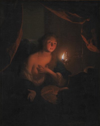 Katuva pyhä Maria Magdaleena tekijältä Godfried Schalcken