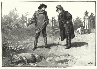"Eikö hän ole kaunotar?" (kaiverrus) tekijältä Gordon Frederick (after) Browne