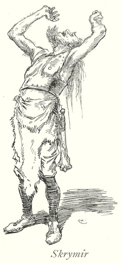 Skrymir (litografia) tekijältä Gordon Frederick (after) Browne