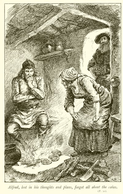 Alfred polttaa kakkuja tekijältä Gordon Frederick Browne