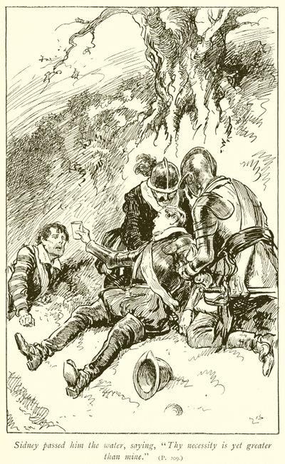 Sir Philip Sidneyn kuolema tekijältä Gordon Frederick Browne