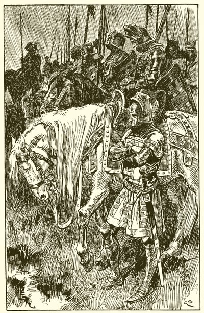 Englantilaiset odottavat Agincourtin taistelun aamua tekijältä Gordon Frederick Browne